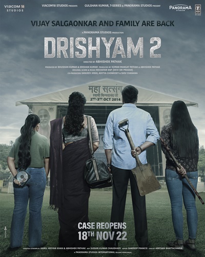 Drishyam 2 (2022) Hindi (ORG) 1080p 720p 480p WEB-DL x264 ESubs